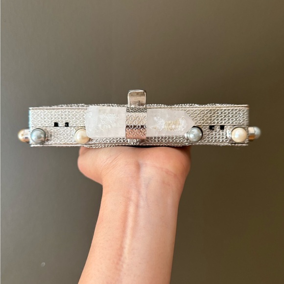 Iridescent Abalone Shell Clutch